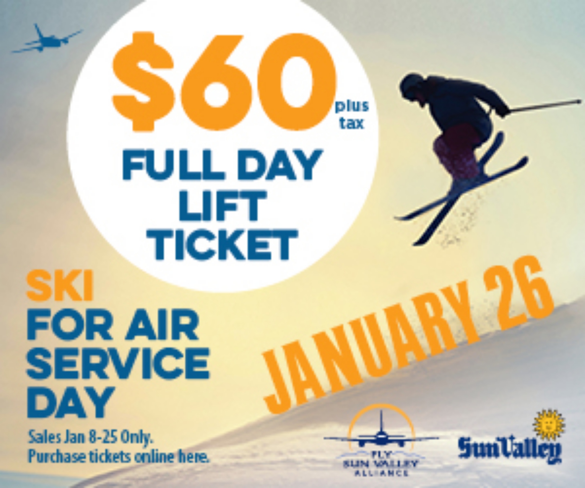 Picture of Ski For Air Service Day - $60 Full  Day  Lift Ticket